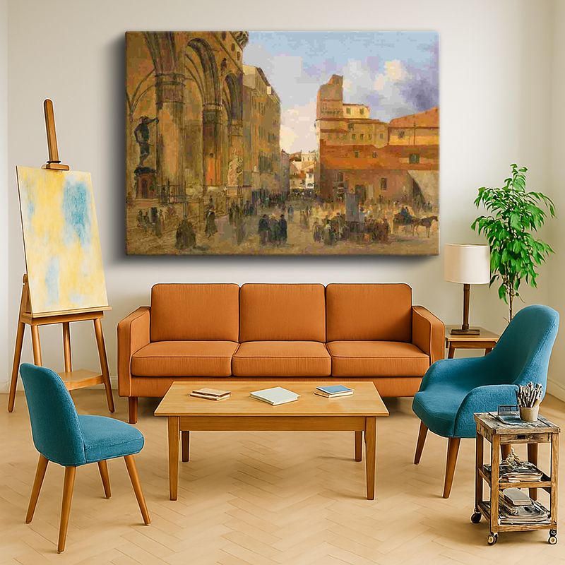 Ressam Kanvas Tablo 469